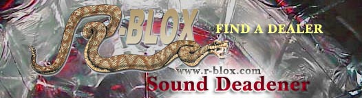 sound deadener, dynamat alternative, xtreme sound deadener, sound control, r-blox
